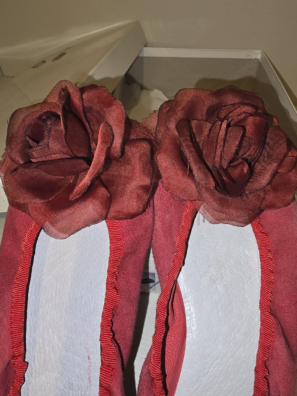 Scarpe da donna: Ballerinas Camoscio - EU 37 Echt Leder – Nuovo e nell'imballaggio originale da Chiasso venduto da Arina888 2