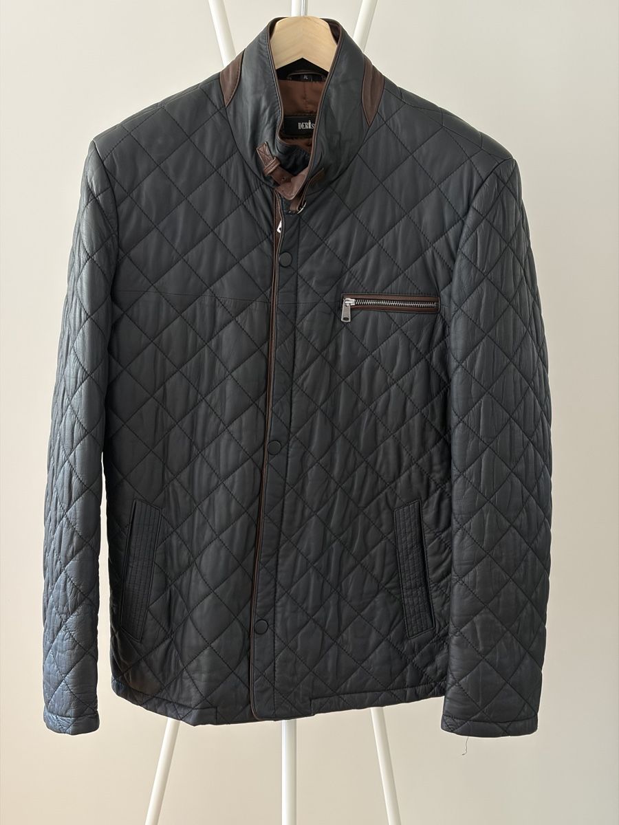 Jacken: DERISSE Lederjacke, gesteppt Barbour-Stil – Gebraucht aus Ittigen von fevo