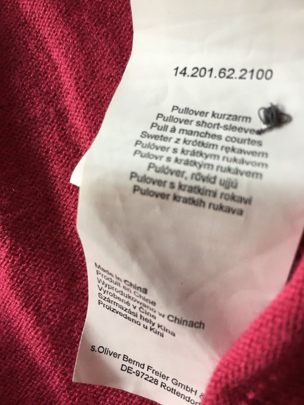 S.Oliver Pullover & Sweatshirts: S.OlIVER, Pullover, Gr.38, cyclam – Gebraucht aus Arni AG von Mimo007 5