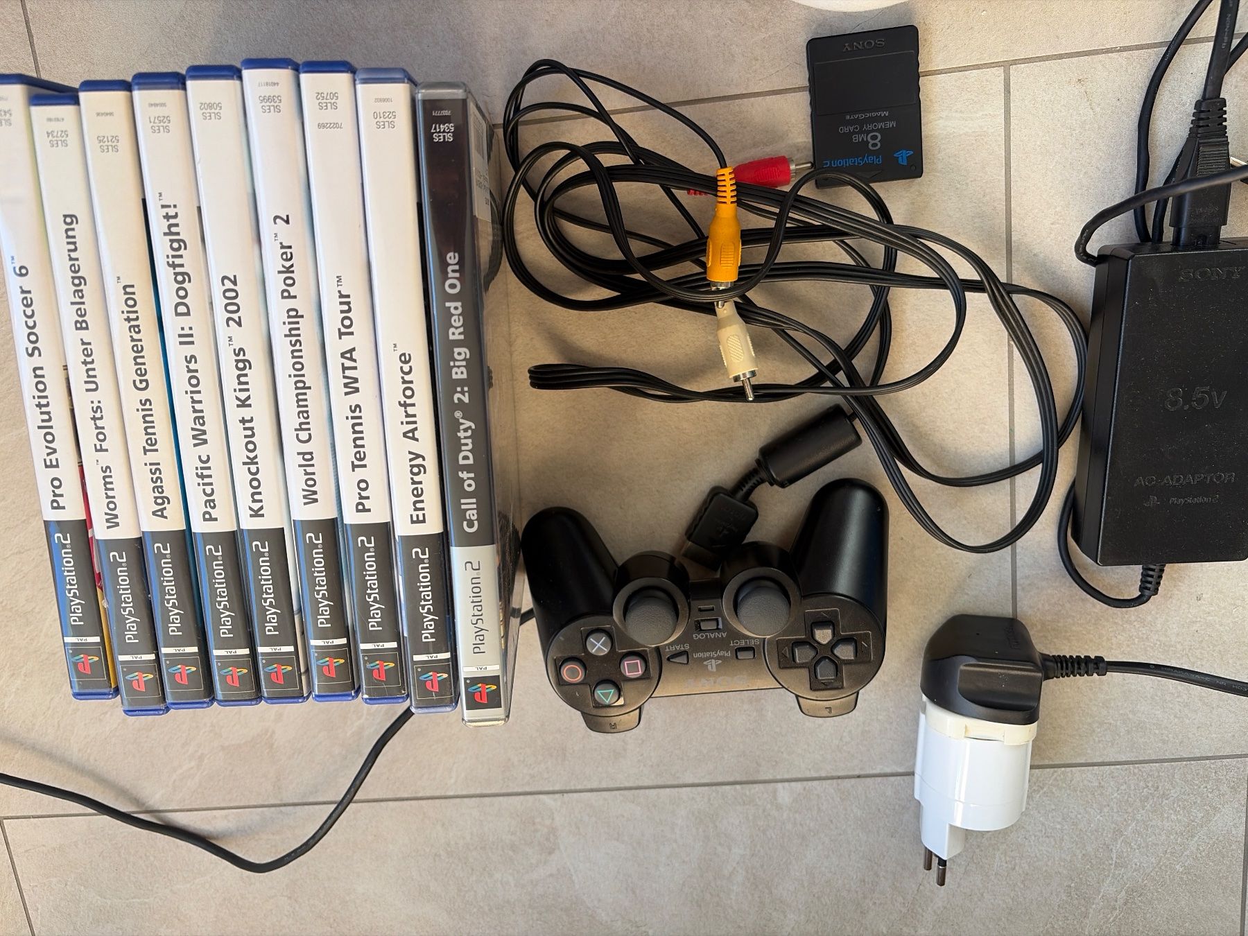 Sony Console: PS2 PlayStation Slim mit 1 Controller 9 Games und Memorycard – Usato da Rüti ZH venduto da Butterfly206cc 5