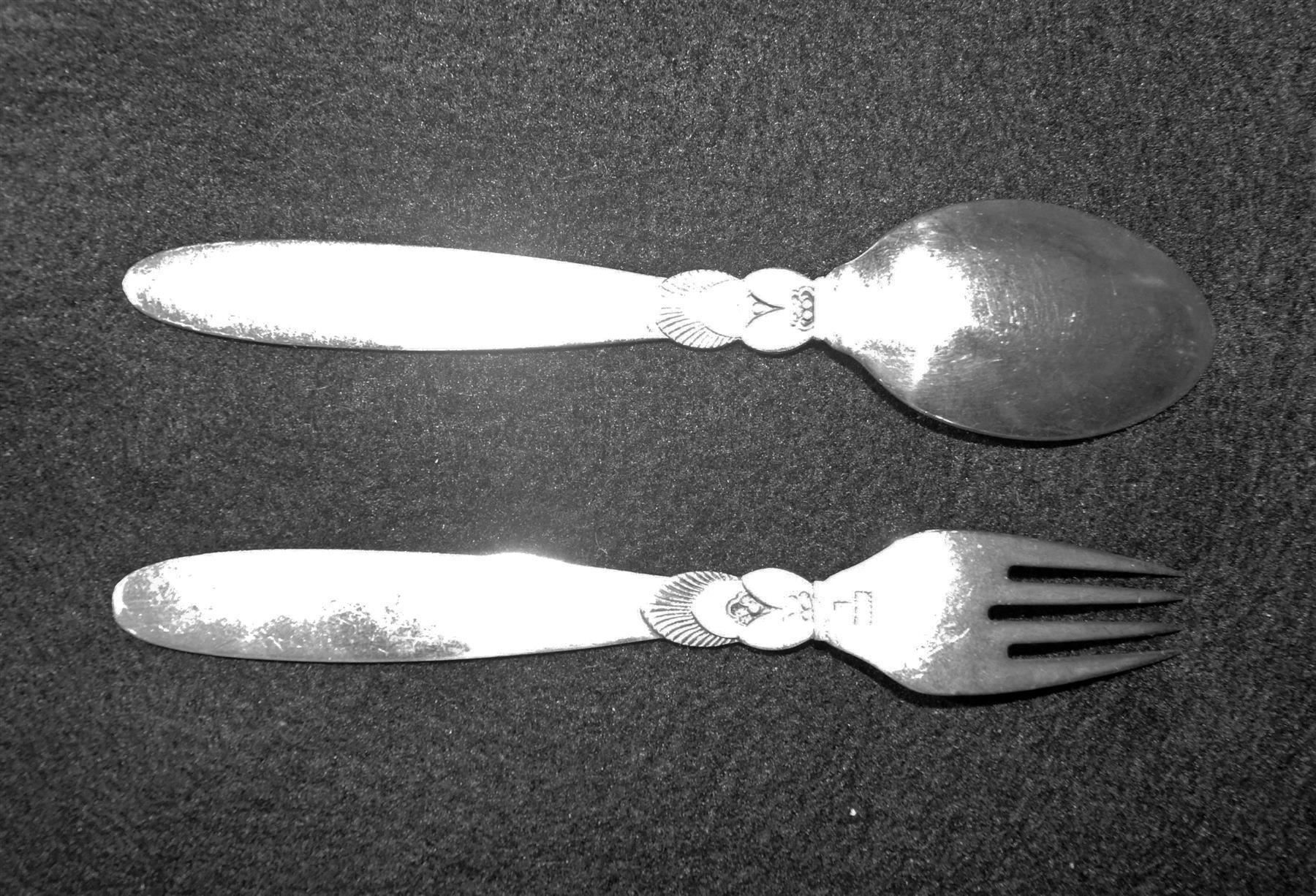 Jensen Set di posate: Kinder- oder Dessertbesteck Georg Jensen 925 Sterling Silber – Usato da Geroldswil venduto da ARTEFACTO 4