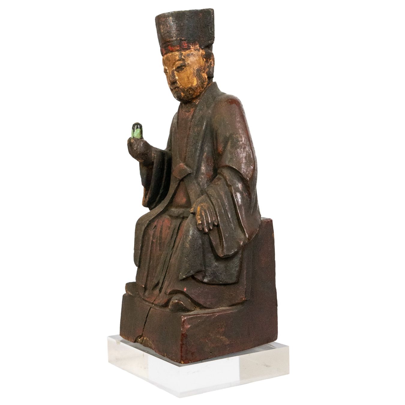 Sculptures & Statues: Antike Skulptur China Sec-XIXI Ching Dynastie – D'occasion à Lugano par Historianlugano 2