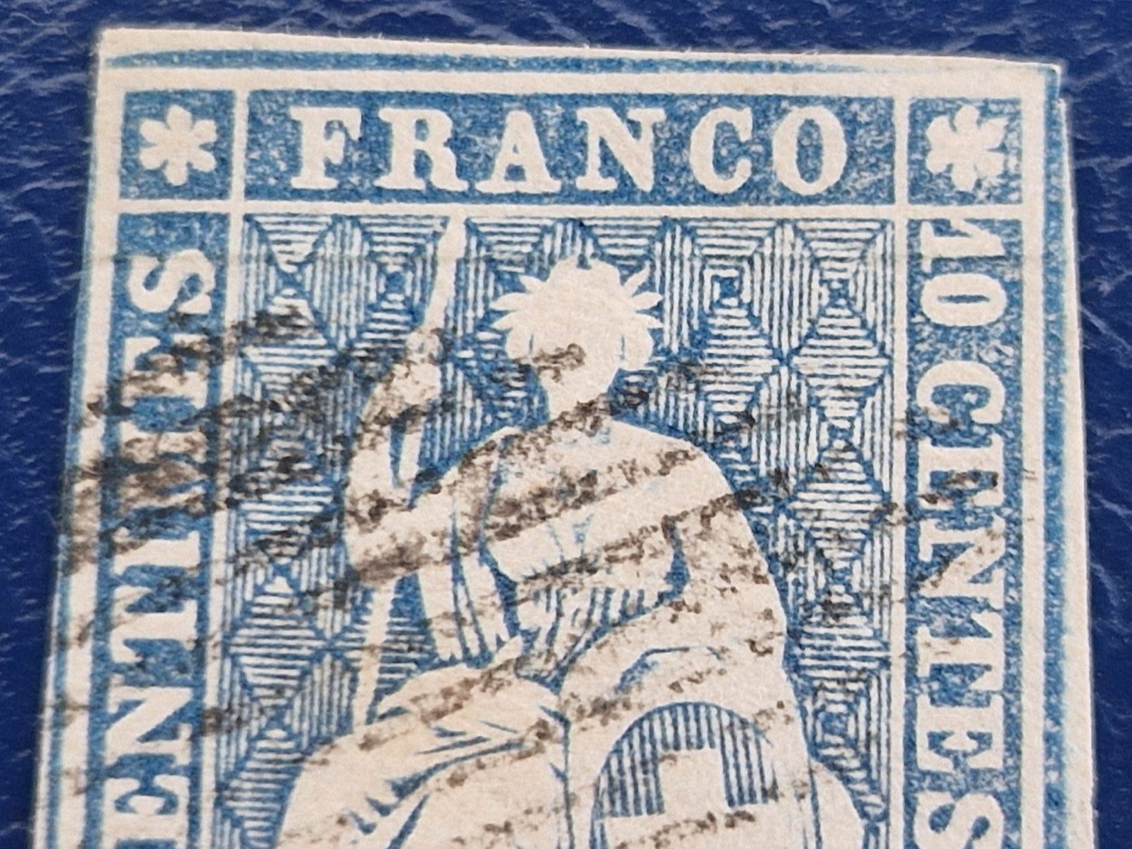 Alle Briefmarken: Strubel 23A, ab 1.- – Gebraucht aus Burgdorf von Glossy01 1