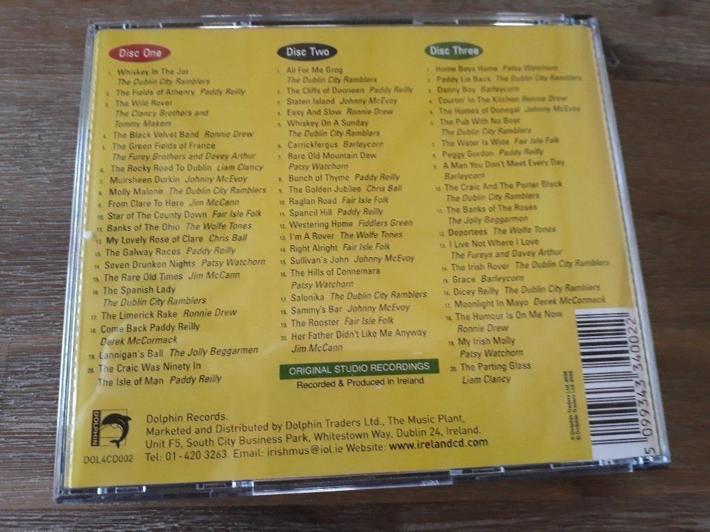 CD: 3-er CD Packung mit total  60 Irish Pub Songs – Usato da Freudwil venduto da Feenland2010 1