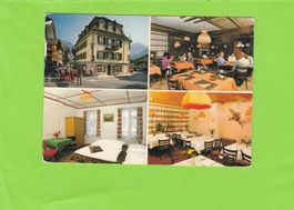 Hotel Restaurant "Falken"-Interlaken-belebt-Innenansicht