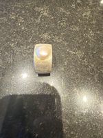 Damenring, 925er Silber mit echter Süsswasserperle