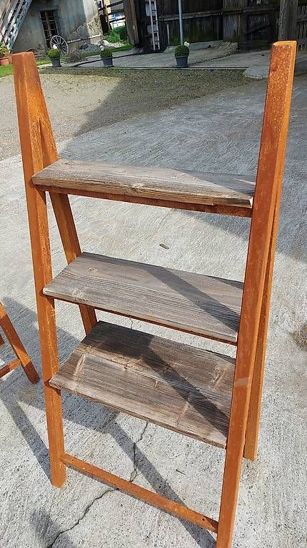 Scaffali: Regal aus Metall und Altholz – Usato da Mauensee venduto da Priska7896 1