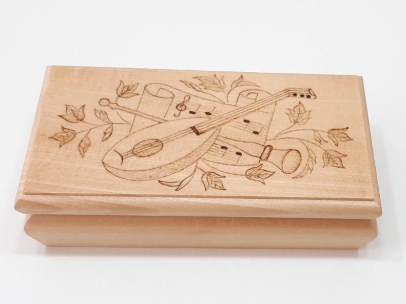 Portagioie: Holzkästchen - Boîte en bois – Nuovo (secondo la descrizione) da Savagnier venduto da Marderuth 1