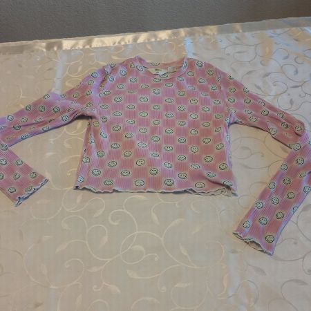 rosa Smiley T-Shirt H&M Gr. 158/164