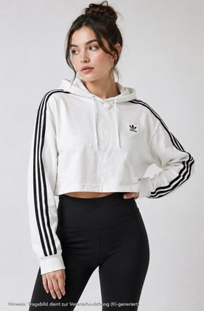 Adidas Originals Crop Hoodie Damen Gr. XS