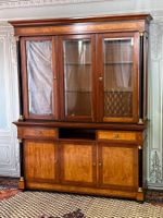 Biedermeier Vitrine Wohnzimmerschrank Selva Schrank Kirsche