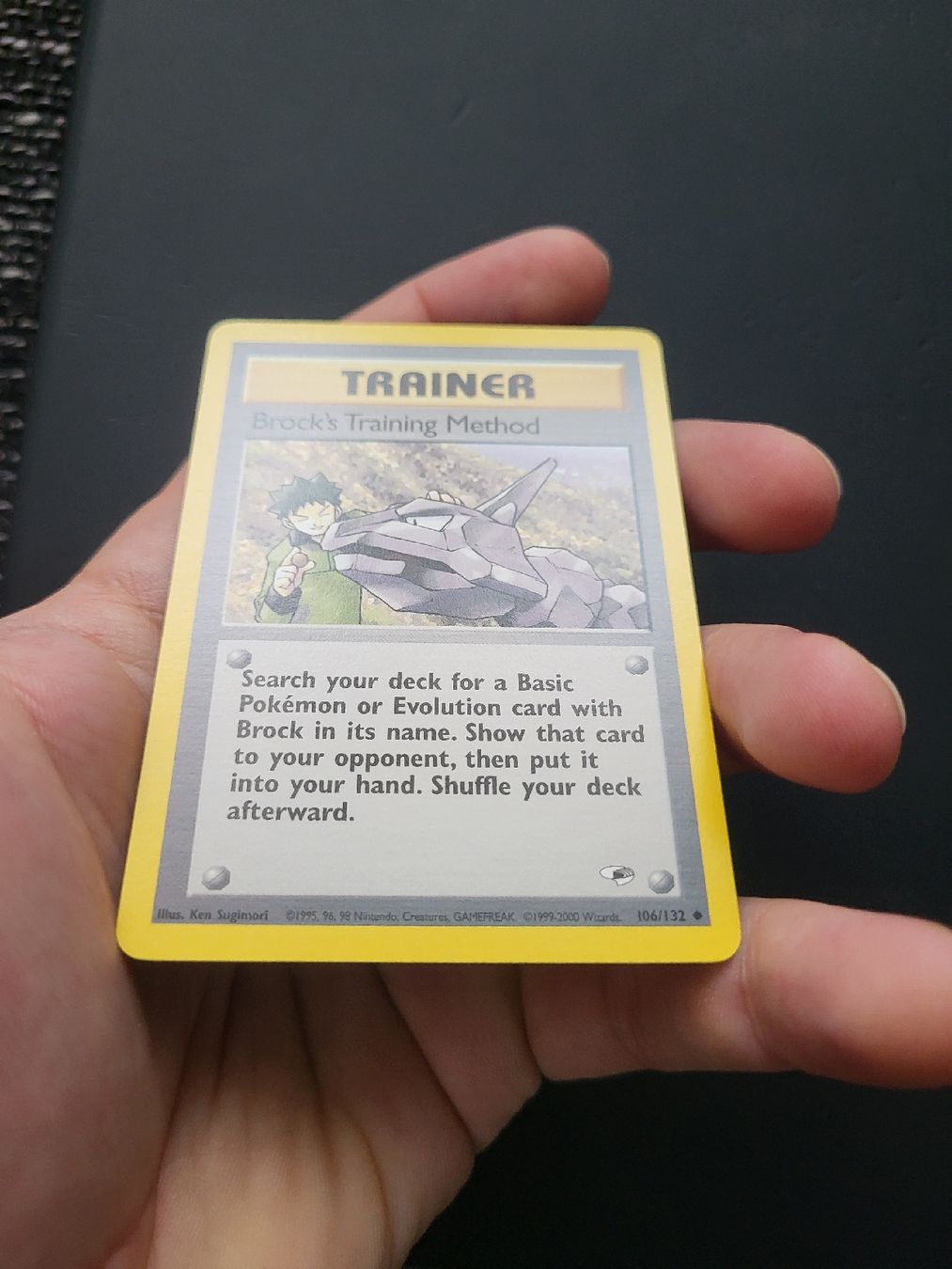 Pokémon Sammelbilder & Trading cards: Pokemon Brock's Training Method 106/132 Top Englisch – Gebraucht aus oberbuchsiten von thug4 3