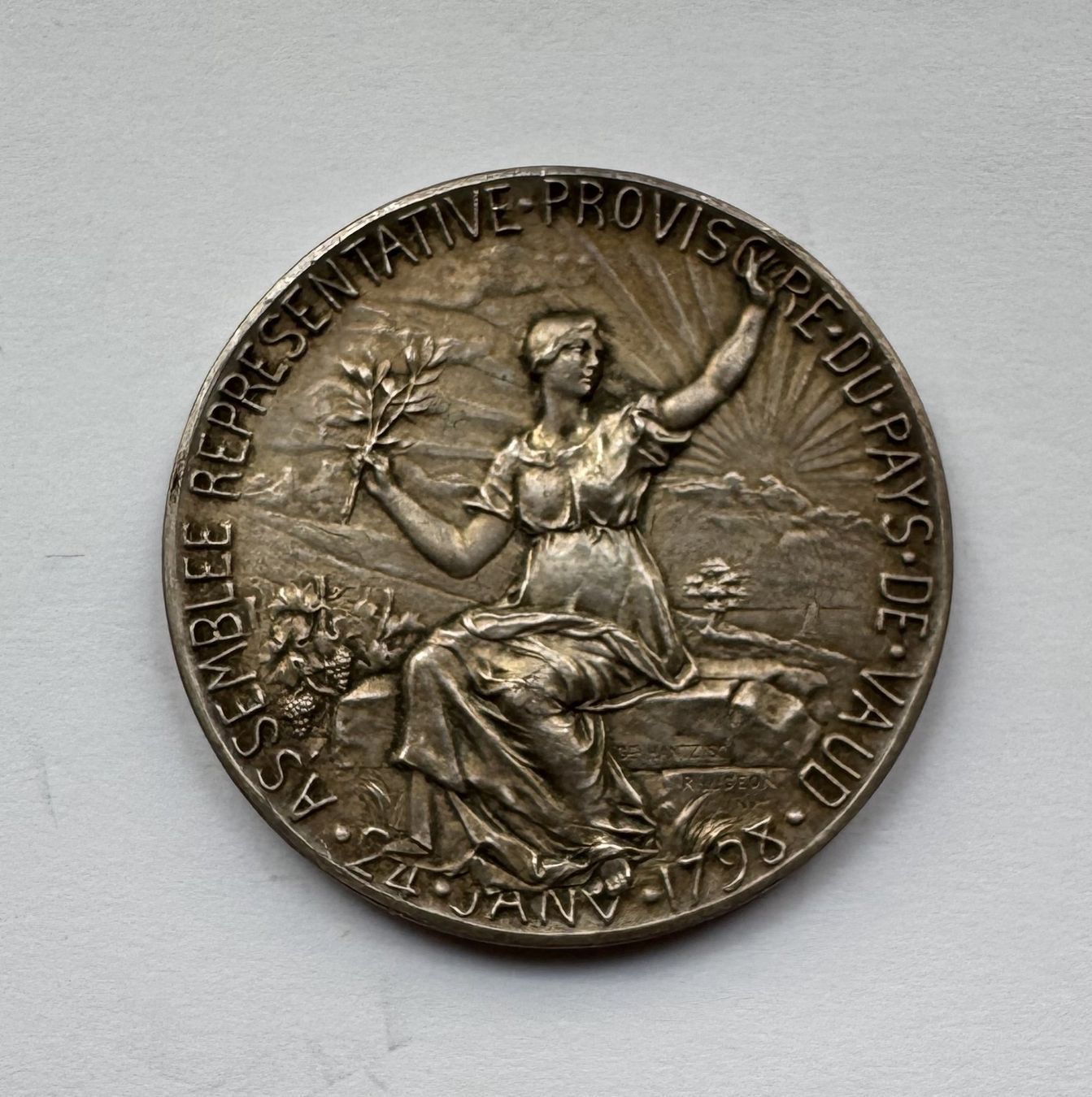 Medaglie: 1897 Medaille Vaud Silber unz – Nuovo (secondo la descrizione) da Kirchberg SG venduto da Zenhad69