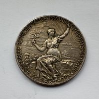 1897 Medaille Vaud Silber unz