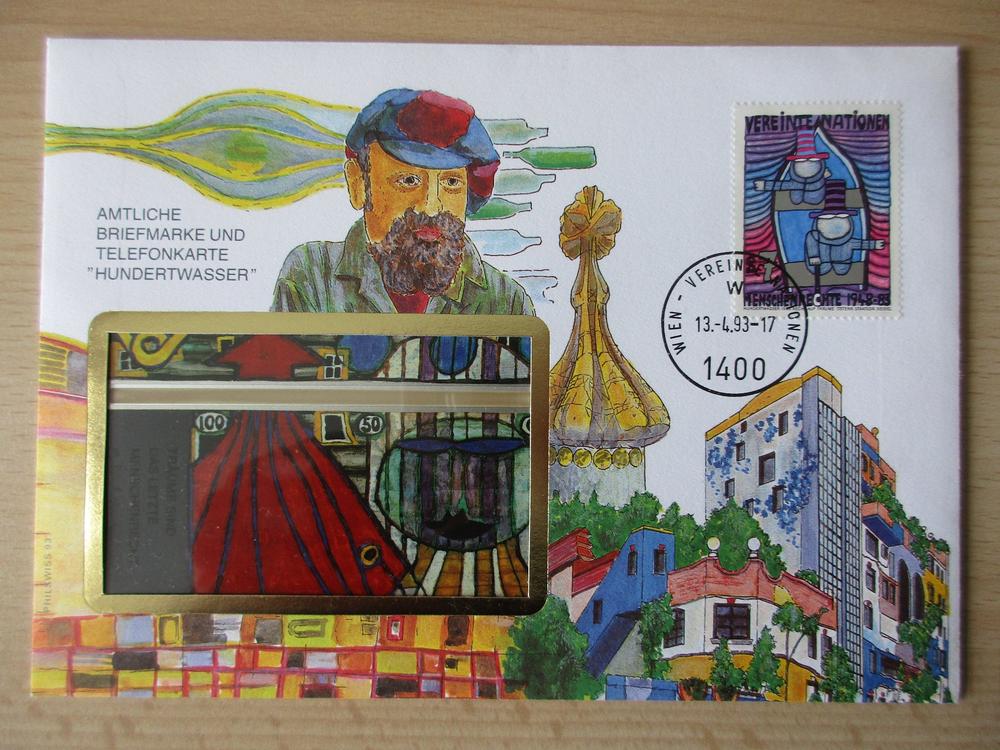 Telefonkartenbrief Hundertwasser WIEN / U1 (Gebraucht) in Eschenbach LU ...