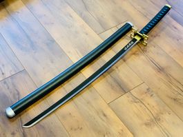 Demon Slayer Schwert Katana 100cm in BLAU/SCHWARZ NEU