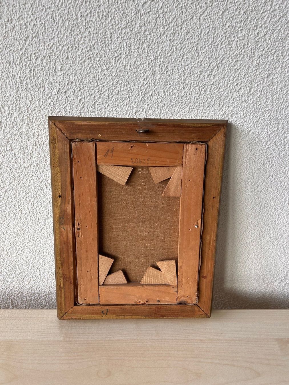 Poster & Bilder: Bild auf Leinwand, Goldrahmen,Trinker – Gebraucht aus Mels von fre_kqy2 1