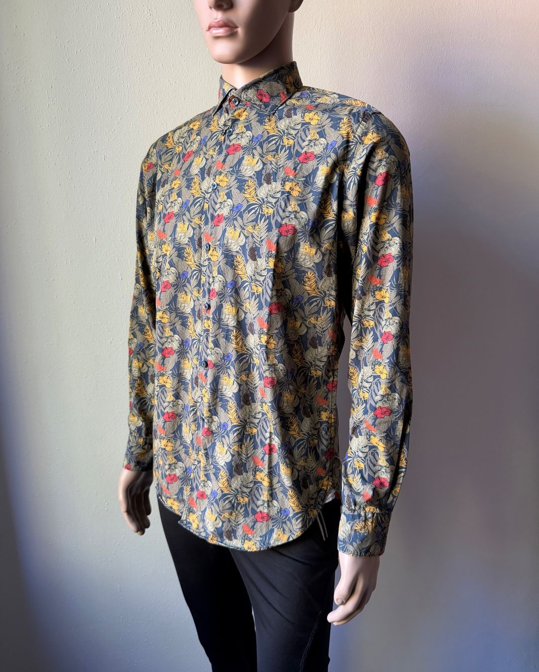 Hemden: gemustertes CAMICISSIMA Hemd 🐆 – Gebraucht aus zürich von vintage12 3
