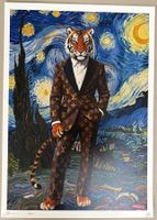 Death: Eleganter Vuitton Tiger & Van Gogh, signiert 24/100