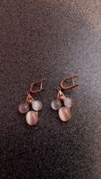 Boucles  en pierres naturelles (opale et pierre de lune)