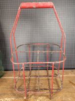 Wunderschönes altes Gitter für 4 Flaschen Shabby/Landhaussti