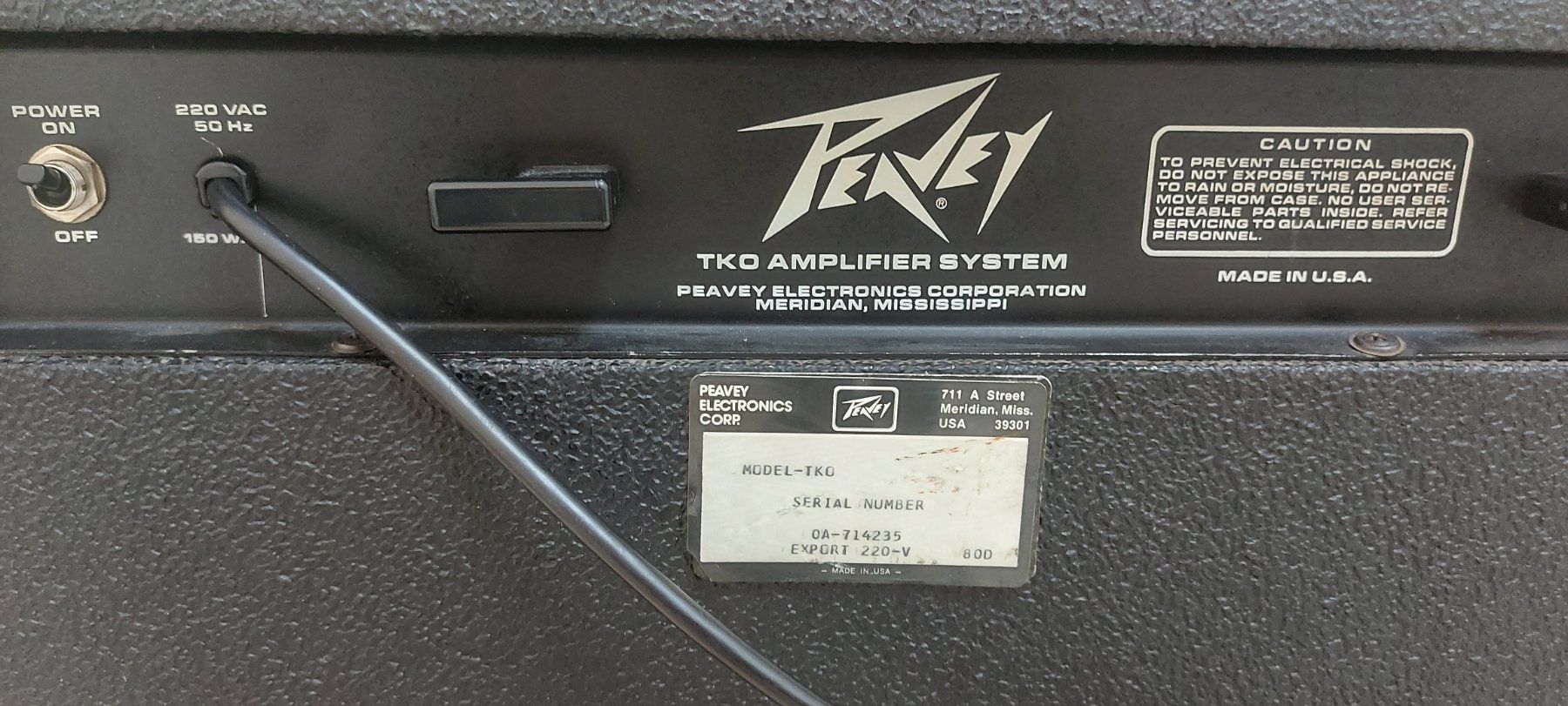 Peavey Verstärker: Peavey TKO 80 Solid State 75-Watt 1x15 Bass Combo Amp. – Gebraucht aus Glattbrugg von Swissmusik 3