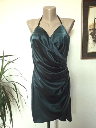 Robe de Soirée Satinée BIAGGINI VIOLETT – Drapée - Gr. 40
