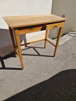 Schreibtisch Holz mit 2  Schubladen, 80x40cm, 75cm hoch