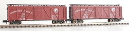 Atlas 2 US Box Cars Northern Pacific Spur N