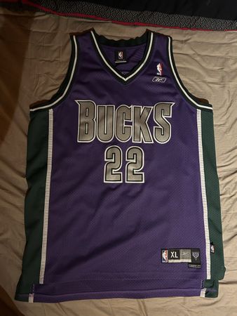Milwaukee Bucks Michael Redd Jersey Lila XL - Selten!