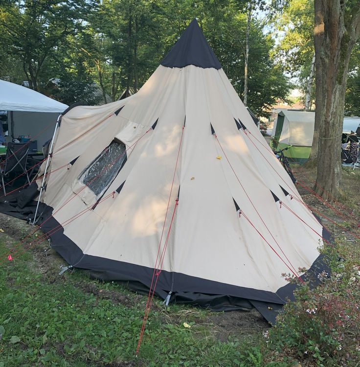 Tipi Zelt Robens Kiowa 9+ Personen Camping (Gebraucht) in Zug fr CHF 800   nur Abholung auf Ricardo kaufen