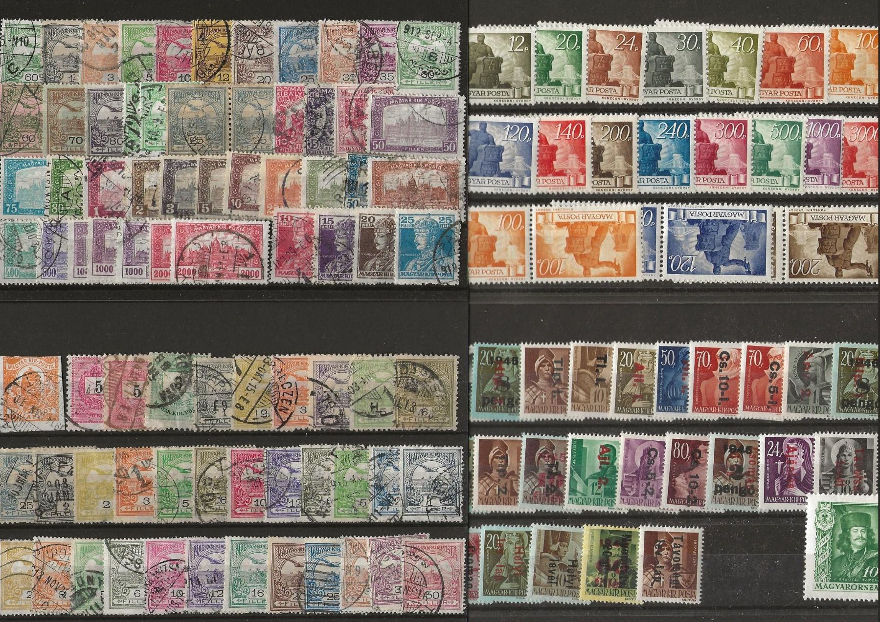 Tutti i francobolli: Grosse Ungarn Briefmarkensammlung – Usato da Schlieren venduto da Sternstunde2 8