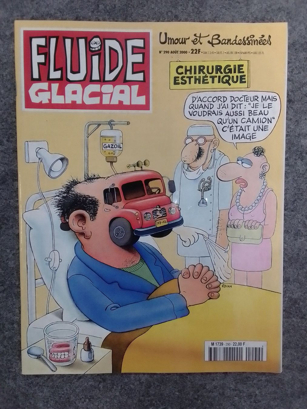 Fumetti: Fluide glacial 290 août 2000 – Nuovo (secondo la descrizione) da Préverenges venduto da mam_629h