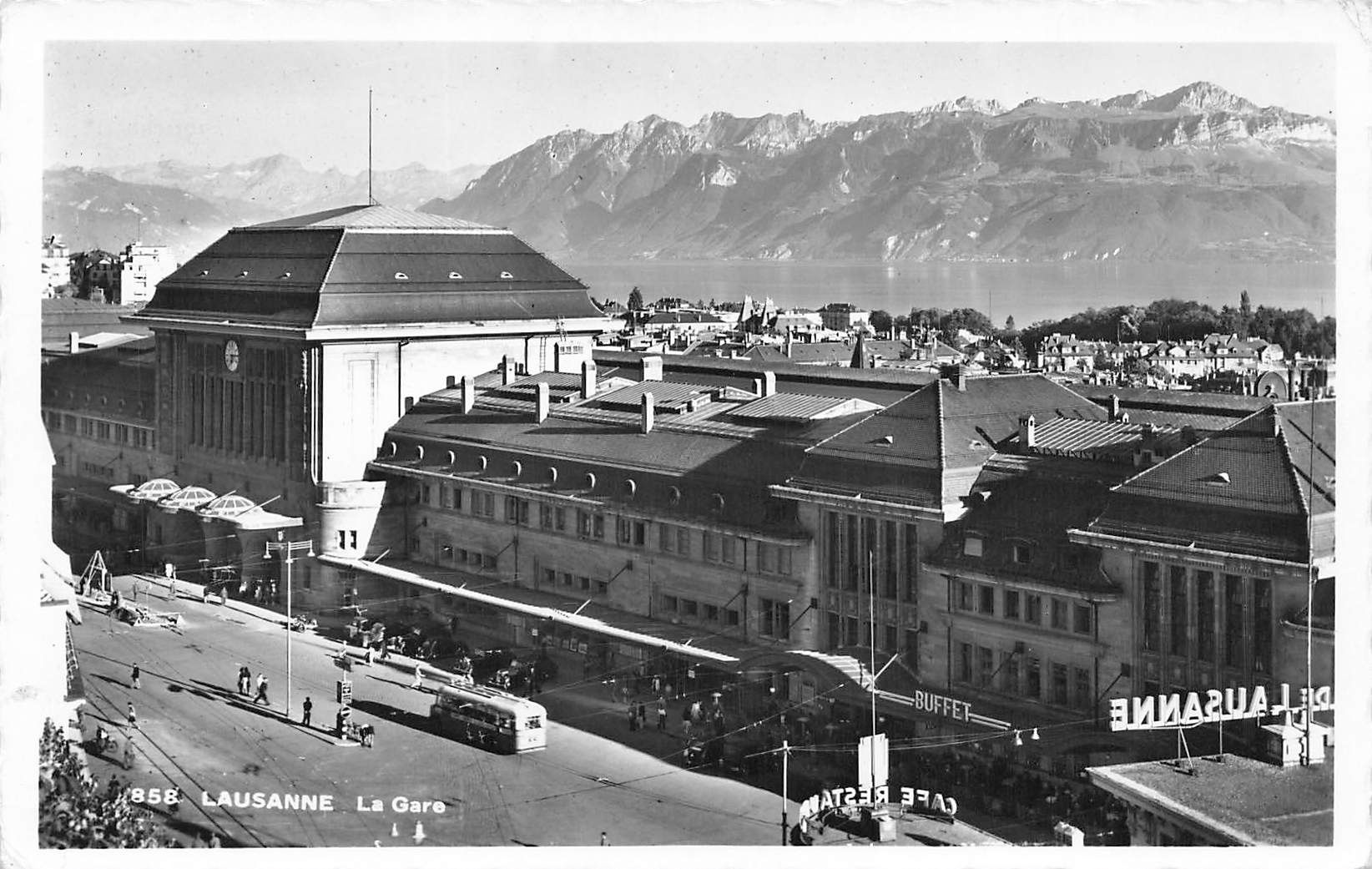 Cartoline postali: Lausanne VD Bahnhof La Gare – Usato da Biasca venduto da Blenio71