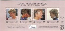 Block "Lady Diana". Britische Jungferninseln
