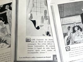 Café du Brésil - 4 Alte Werbungen / Publicités 1930