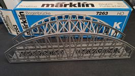 Märklin Bogenbrücke 7263 HO Modellbahn Zubehör guter Zustand