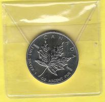 1988CANADA-Unze STGL/AHORNBLATT/recto QUEEN E.II,mit Oxidat.