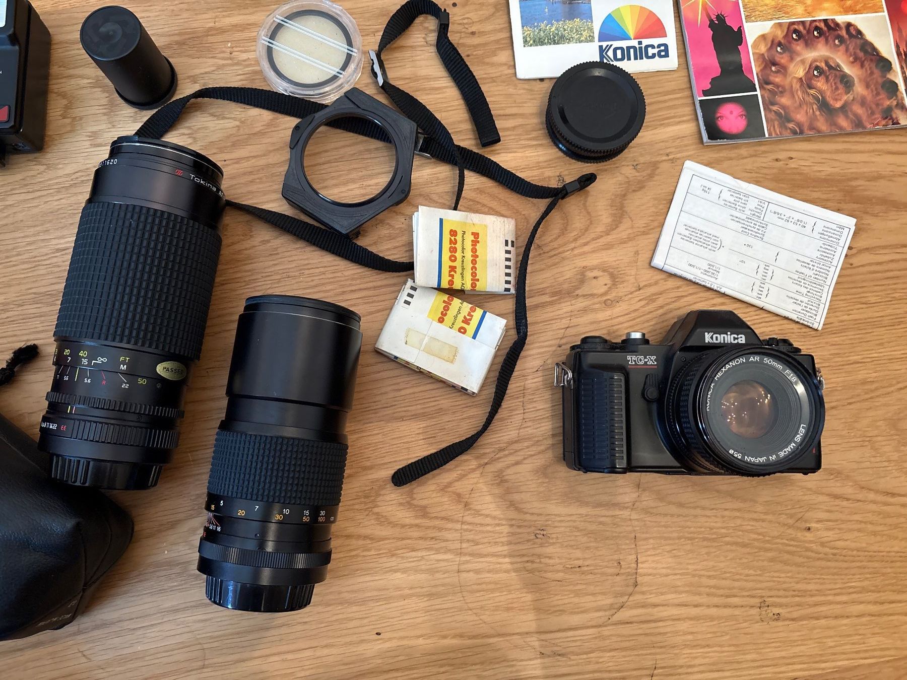 Konica Fotocamera: Konica TC-X Spiegelreflexkamera Set | 3 Objektive – Usato da Rheineck venduto da roh_b2yn 1
