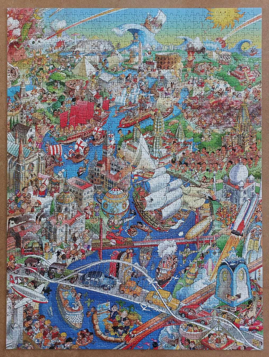 Heye Puzzle: Heye Puzzle - Hstory River – Usato da Dietikon venduto da Canman