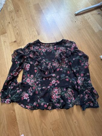 Blouse noire transparente ZARA 