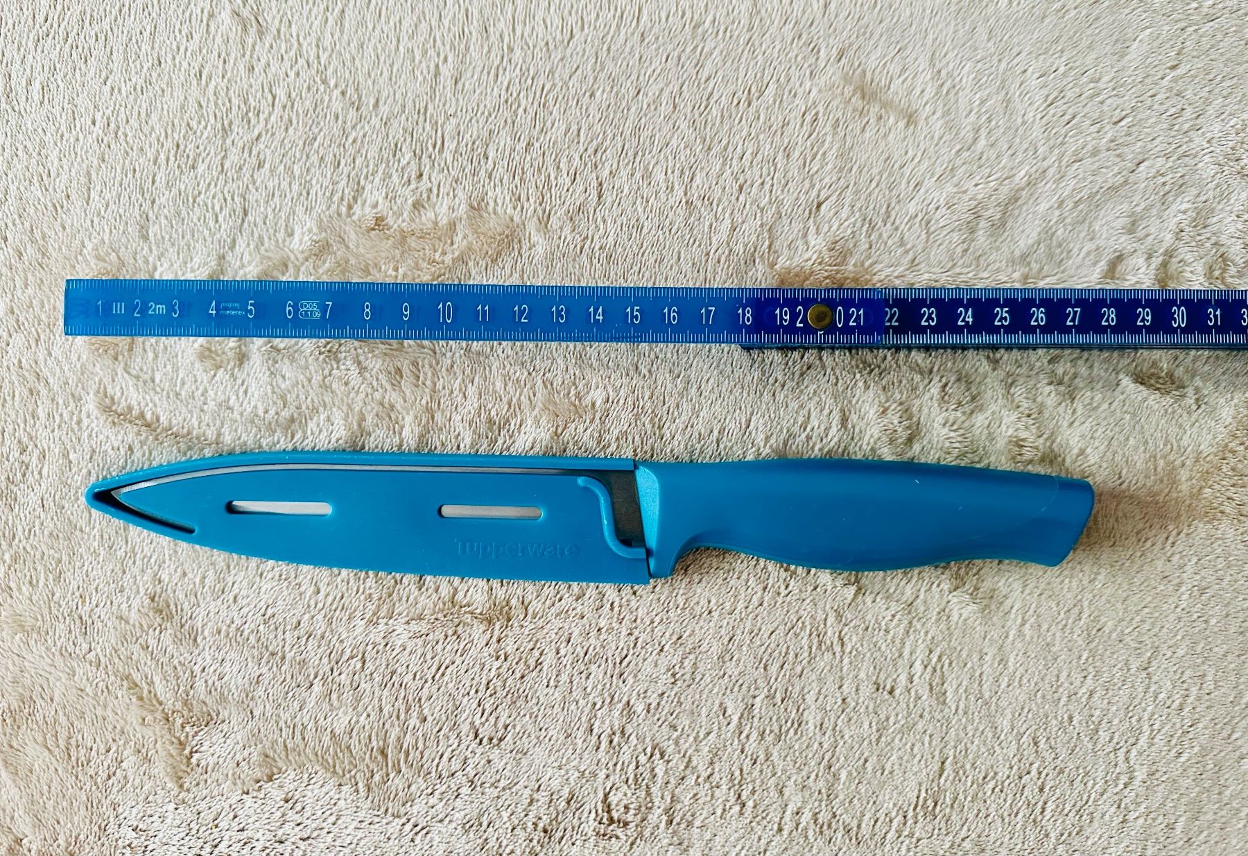 Tupperware Coltelli da cucina: Tupperware Küchenmesser/Gemüsemesser, blau – Nuovo (secondo la descrizione) da Wallbach venduto da paxnic 2