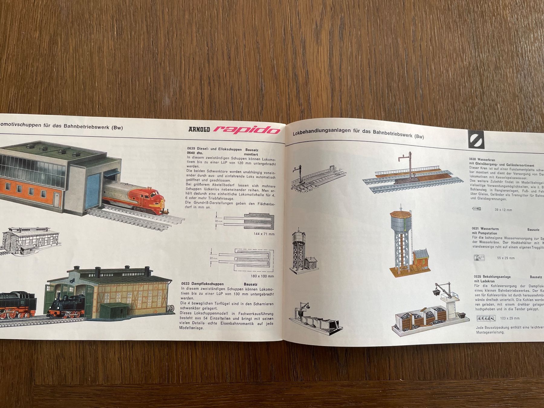 Arnold Modellini di ferrovie: ARNOLD rapido Modellbahn Katalog 1966/67 – Usato da Rorschach venduto da Karotten 4