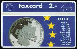 Taxcard 322L_57929 ECU 3 ungebraucht