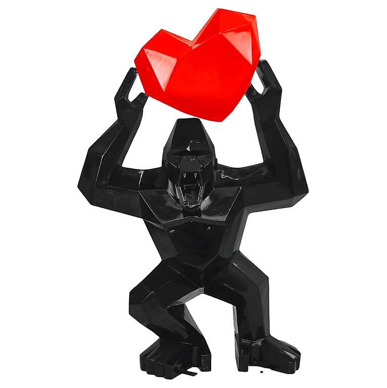 Sculture & Statue: Gorilla GFK Skulptur  – Usato da Kriens venduto da mon_qcy2 1