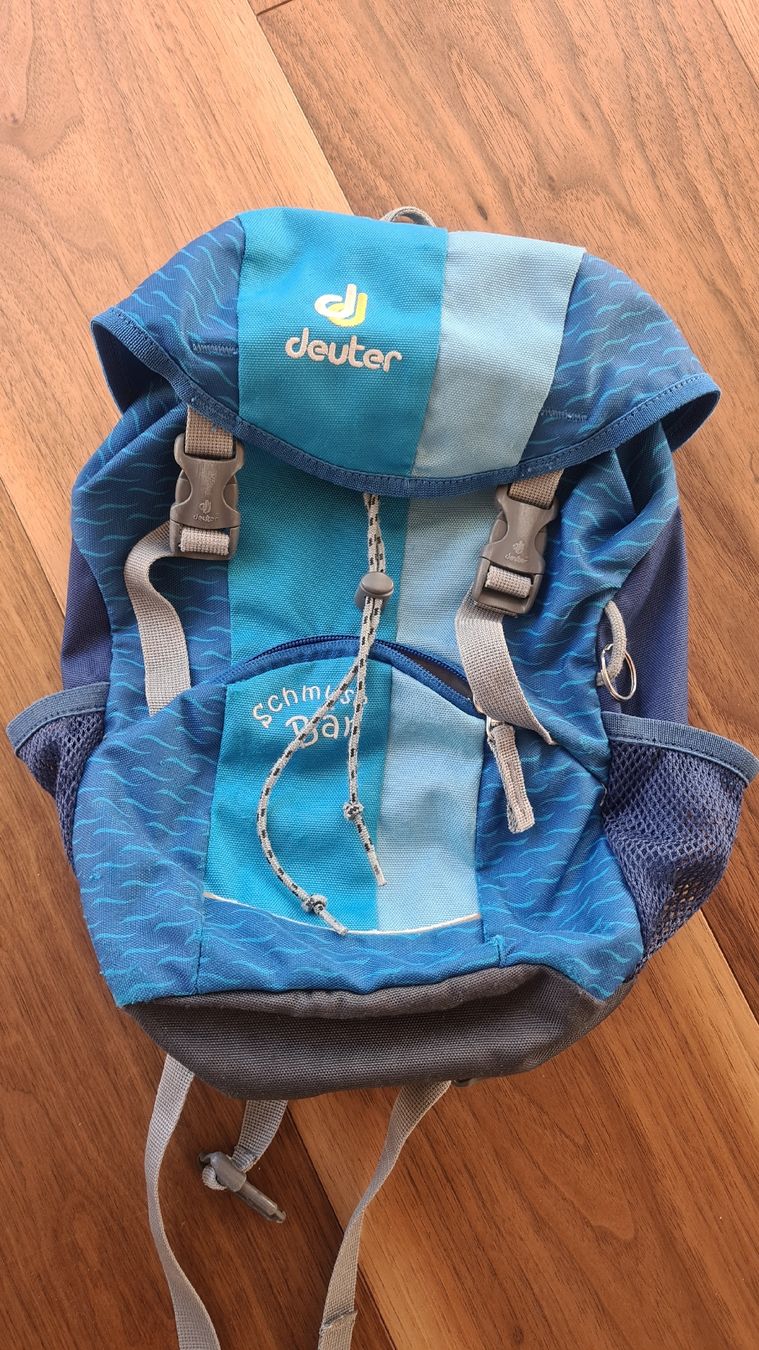 Borse & Zaini: Deuter Kinderrucksack, blau, 8l – Usato da Buochs venduto da Caschpell 2
