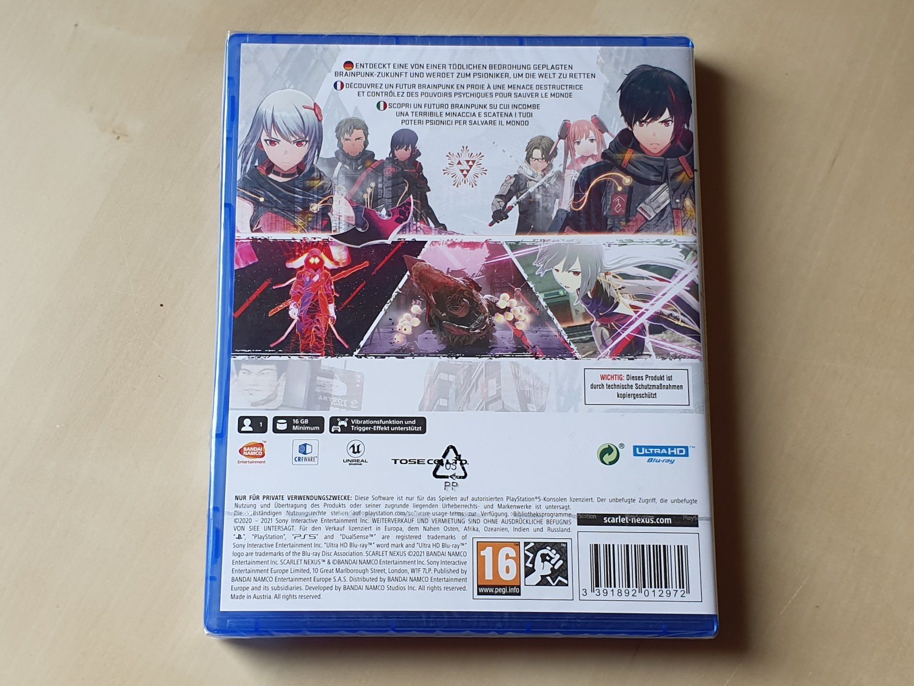 Sony Giochi: Scarlet Nexus neu und ovp – Nuovo e nell'imballaggio originale da Stansstad venduto da collectorsshop 1