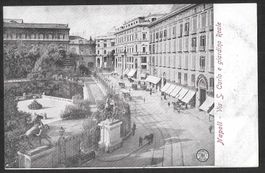 Napoli Via San Carlo e giardino Reale