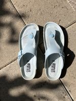 Sandalen Typ Gizeh Bio Life hellblau Gr 38
