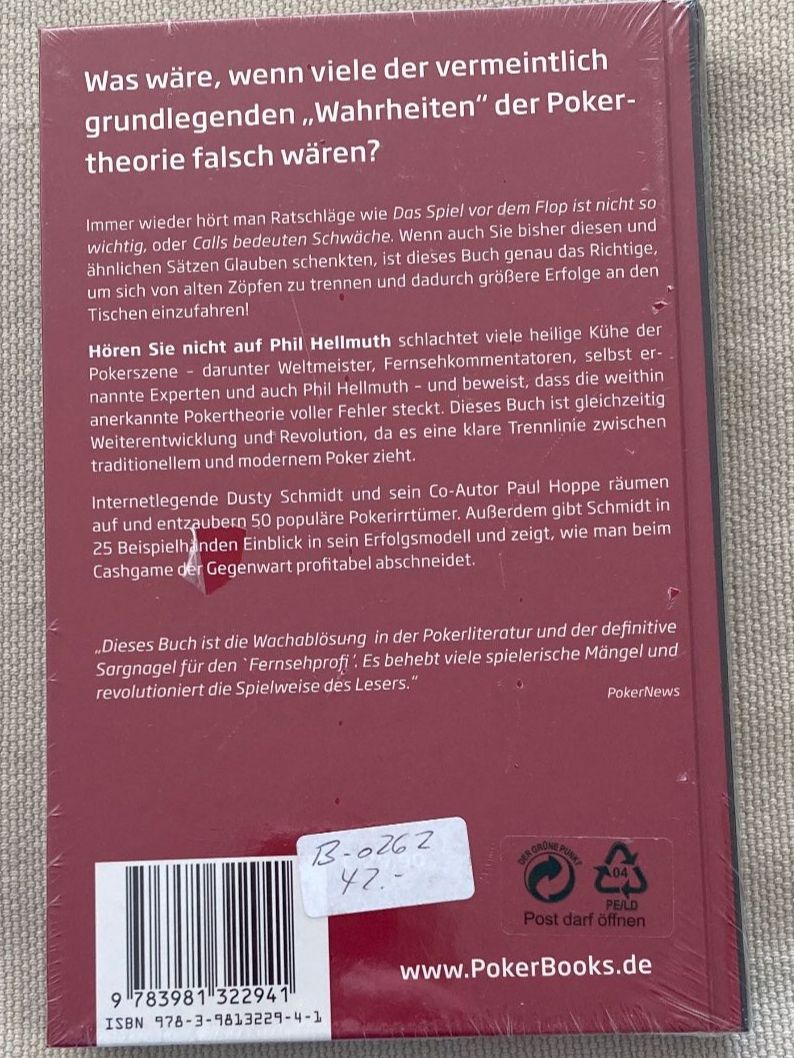 Bücher: 2 neue Poker Bücher – Neu und originalverpackt aus Baden von Yoyo1 1
